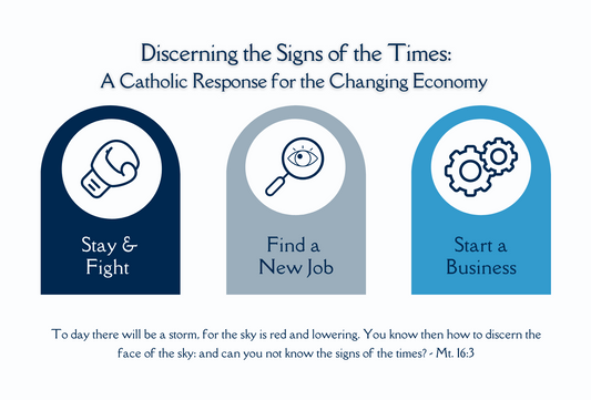 The Catholic Economy, Part 3: How to Handle Losing Your Job For Conscience Reasons